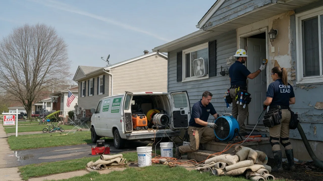 Flood Cleanup in Oxford Junction, IA near me
